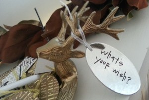 The Wishing Tree wish ornaments