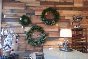 Dept7East Bistro and Bar Holiday Wall